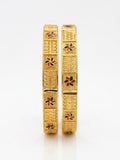Traditional  Gold Plated Textured Designer Bangles | Ethnic Bangles -1601