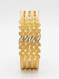 Traditional  Gold Plated Textured Designer Bangles | Ethnic Bangles -1591