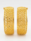 Traditional  Gold Plated Textured Designer Bangles | Ethnic Bangles -1541