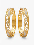 Traditional  Gold Plated Textured Designer Bangles | Ethnic Bangles -1113