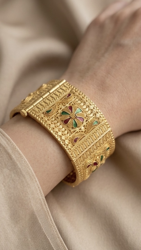 butterfly-style-red-stone-bangles